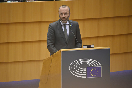 Debatte zur Aggression Russlands gegen die Ukraine im Europäischen Parlament in Brüssel