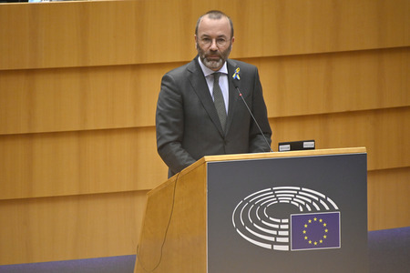 Debatte zur Aggression Russlands gegen die Ukraine im Europäischen Parlament in Brüssel