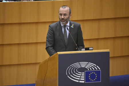 Debatte zur Aggression Russlands gegen die Ukraine im Europäischen Parlament in Brüssel
