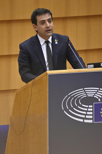 Debatte zur Aggression Russlands gegen die Ukraine im Europäischen Parlament in Brüssel