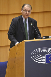 Debatte zur Aggression Russlands gegen die Ukraine im Europäischen Parlament in Brüssel