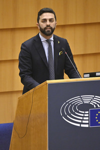 Debatte zur Aggression Russlands gegen die Ukraine im Europäischen Parlament in Brüssel