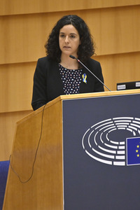 Debatte zur Aggression Russlands gegen die Ukraine im Europäischen Parlament in Brüssel