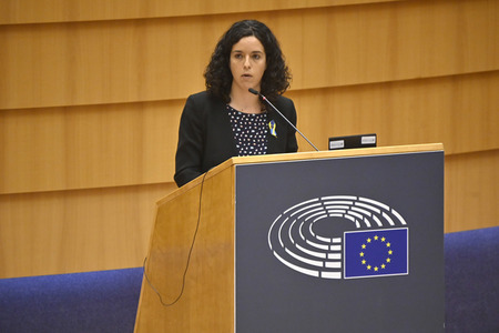 Debatte zur Aggression Russlands gegen die Ukraine im Europäischen Parlament in Brüssel