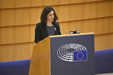 Debatte zur Aggression Russlands gegen die Ukraine im Europäischen Parlament in Brüssel