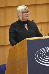 Debatte zur Aggression Russlands gegen die Ukraine im Europäischen Parlament in Brüssel