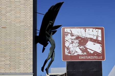 Einsturzstelle vom Stadtarchiv in Köln