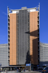Das Berlaymont-Gebäude in Brüssel