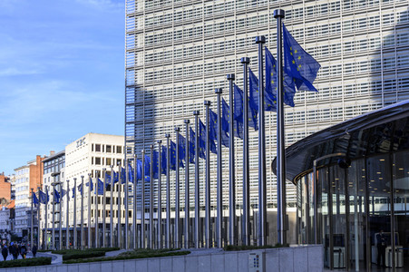 Das Berlaymont-Gebäude in Brüssel