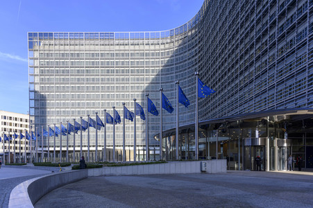 Das Berlaymont-Gebäude in Brüssel
