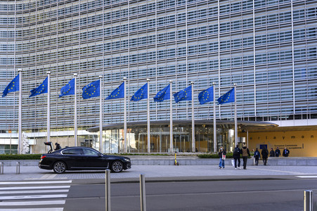 Das Berlaymont-Gebäude in Brüssel
