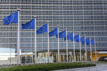 Das Berlaymont-Gebäude in Brüssel