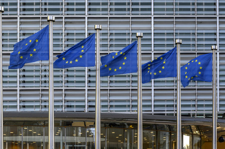 Das Berlaymont-Gebäude in Brüssel