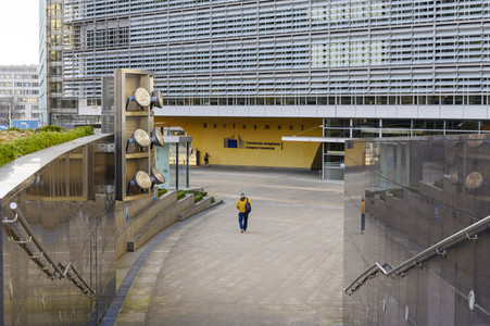Das Berlaymont-Gebäude in Brüssel