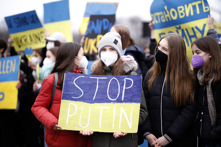Fridays for Future Demo gegen den Krieg in der Ukraine in Berlin