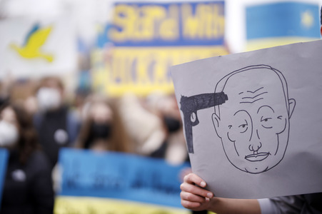 Fridays for Future Demo gegen den Krieg in der Ukraine in Berlin