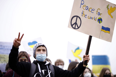 Fridays for Future Demo gegen den Krieg in der Ukraine in Berlin