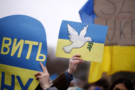 Fridays for Future Demo gegen den Krieg in der Ukraine in Berlin
