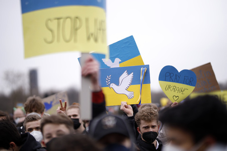 Fridays for Future Demo gegen den Krieg in der Ukraine in Berlin
