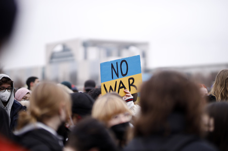 Fridays for Future Demo gegen den Krieg in der Ukraine in Berlin
