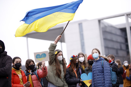 Fridays for Future Demo gegen den Krieg in der Ukraine in Berlin