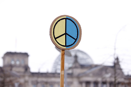 Fridays for Future Demo gegen den Krieg in der Ukraine in Berlin