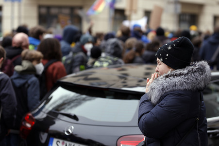 Fridays for Future Demo gegen den Krieg in der Ukraine in Berlin