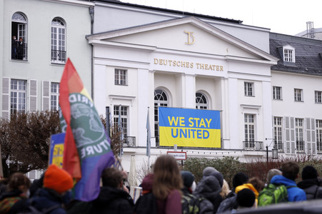 Fridays for Future Demo gegen den Krieg in der Ukraine in Berlin