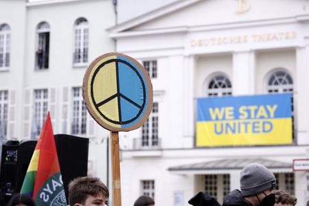Fridays for Future Demo gegen den Krieg in der Ukraine in Berlin