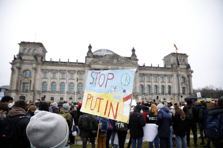 Fridays for Future Demo gegen den Krieg in der Ukraine in Berlin
