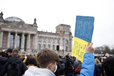 Fridays for Future Demo gegen den Krieg in der Ukraine in Berlin