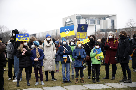 Fridays for Future Demo gegen den Krieg in der Ukraine in Berlin