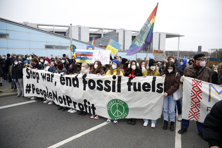 Fridays for Future Demo gegen den Krieg in der Ukraine in Berlin