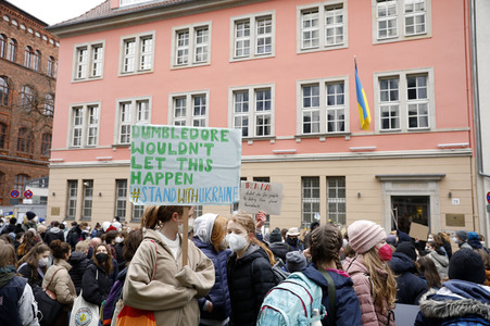 Fridays for Future Demo gegen den Krieg in der Ukraine in Berlin