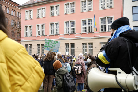 Fridays for Future Demo gegen den Krieg in der Ukraine in Berlin
