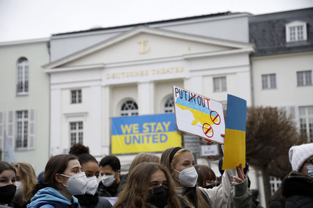 Fridays for Future Demo gegen den Krieg in der Ukraine in Berlin