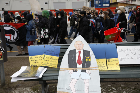 Fridays for Future Demo gegen den Krieg in der Ukraine in Berlin
