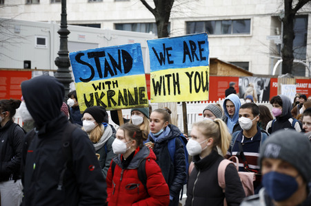 Fridays for Future Demo gegen den Krieg in der Ukraine in Berlin
