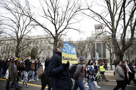 Fridays for Future Demo gegen den Krieg in der Ukraine in Berlin