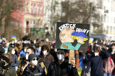 Fridays for Future Demo gegen den Krieg in der Ukraine in Hamburg