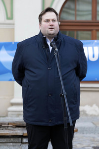 Friedenskundgebung statt Politischer Aschermittwoch der Partei Die Linke in Bautzen