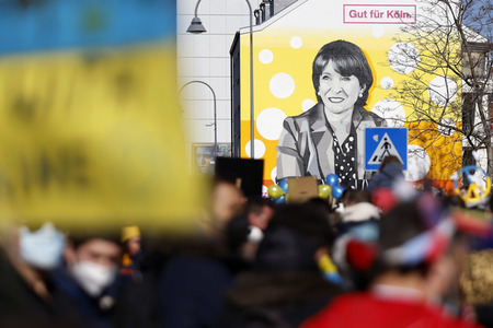 Wandgemälde von Henriette Reker in Köln