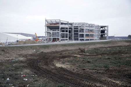 Teslas erste Elektroauto-Fabrik in Europa 'Gigafactory 4' in Grünheide