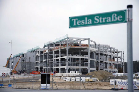 Teslas erste Elektroauto-Fabrik in Europa 'Gigafactory 4' in Grünheide