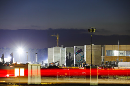 Teslas erste Elektroauto-Fabrik in Europa 'Gigafactory 4' in Grünheide