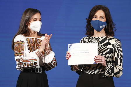 Königin Letizia übergibt Zuschüsse für soziale Projekte in Madrid