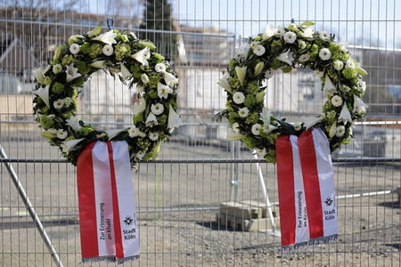 Gedenkzeremonie zum 13. Jahrestag des Archiveinsturzes in Köln