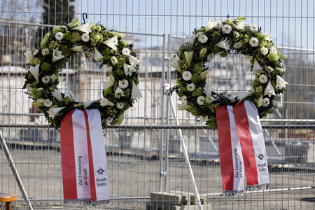 Gedenkzeremonie zum 13. Jahrestag des Archiveinsturzes in Köln