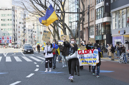 Ukraine Demo in Tokio