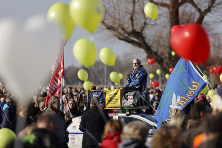 Coronademo in Düsseldorf